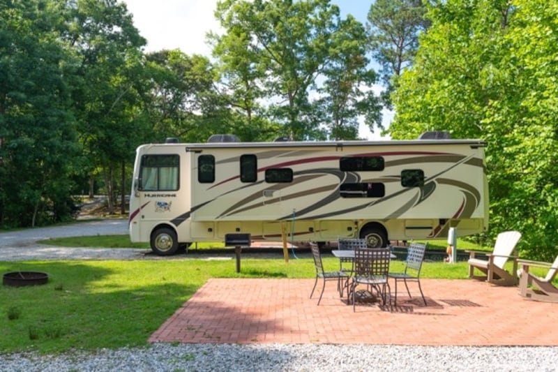 Premium with Patio Back-In RV Site-2